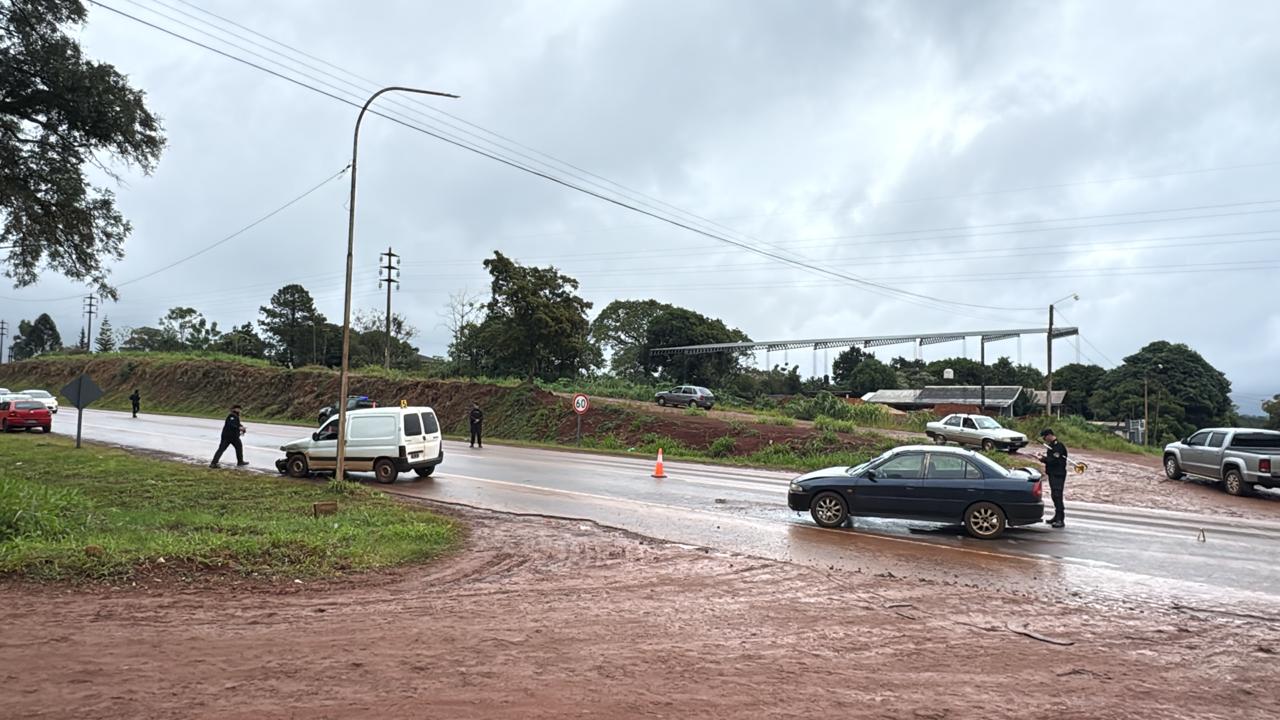 Un menor resultó con lesiones leves tras un choque en ruta 14, en Oberá