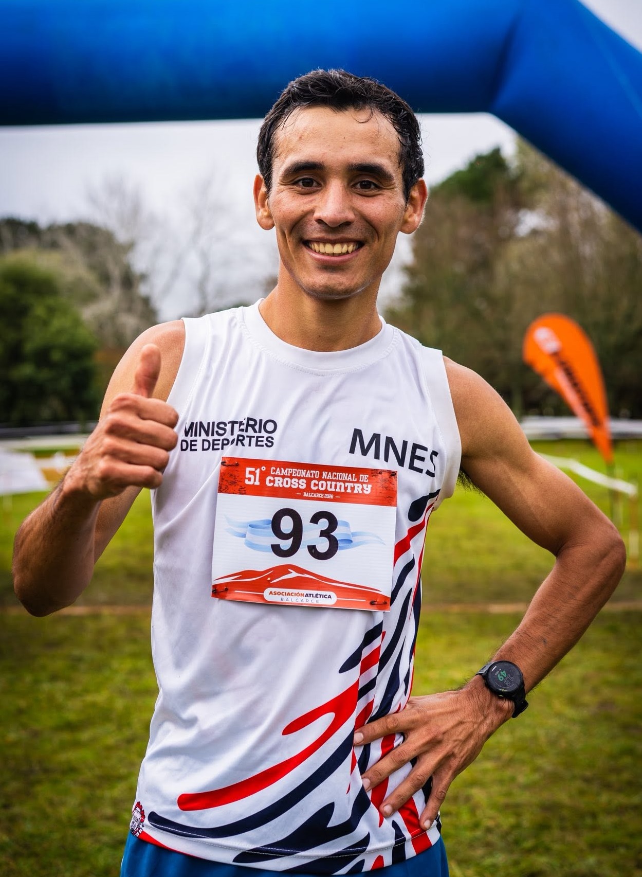 Gran actuación de Agustín Da Silva en la élite del Cross Nacional