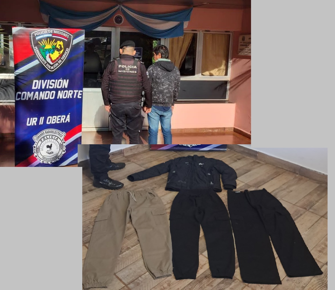 Robó en un local de ropa de Villa Barreyro, lo ubicaron y detuvieron