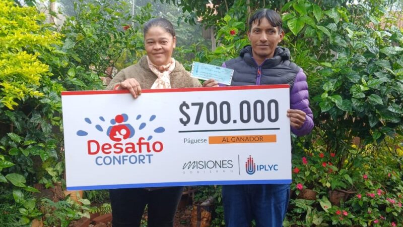 Con el dinero de Desafío comprará materiales para arreglar su casa