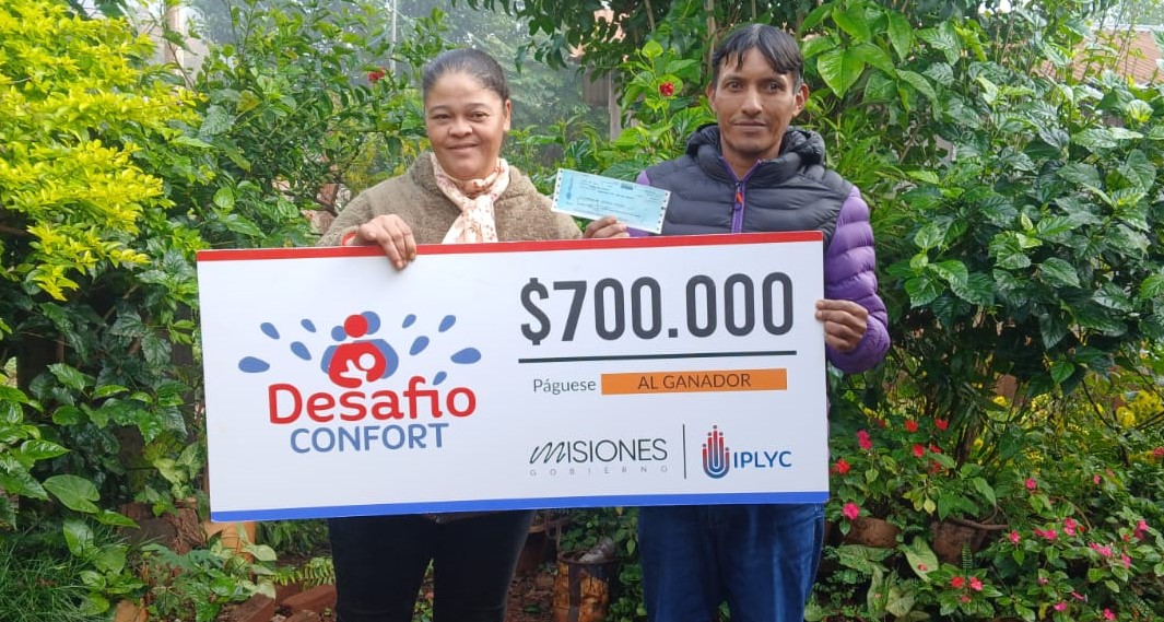 Con el dinero de Desafío comprará materiales para arreglar su casa