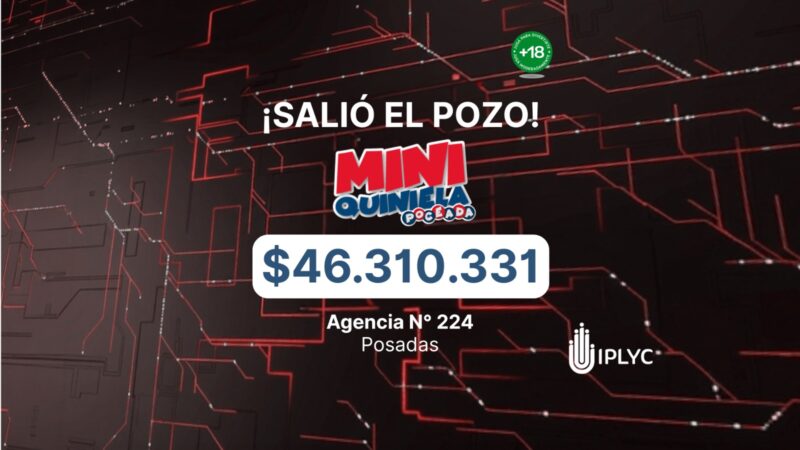 Posadeño se llevó más de 46 millones con la Mini Poceada