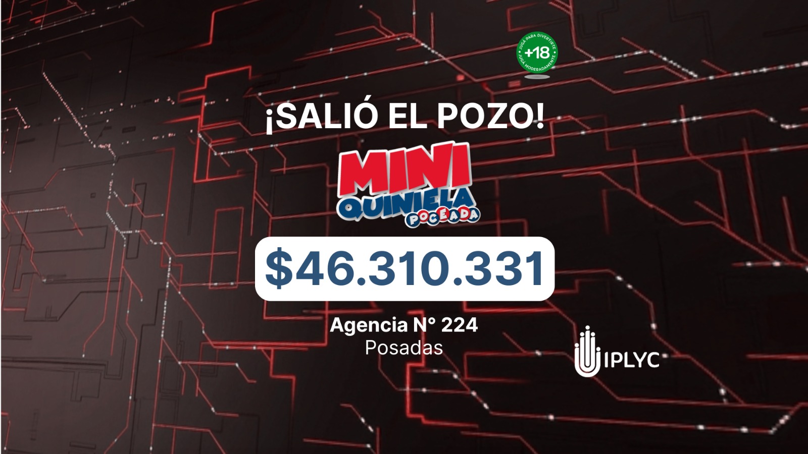 Posadeño se llevó más de 46 millones con la Mini Poceada
