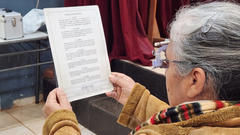 Mirar Mejor acercó la atención oftalmológica integral para centenares de vecinos de Santo Pipó