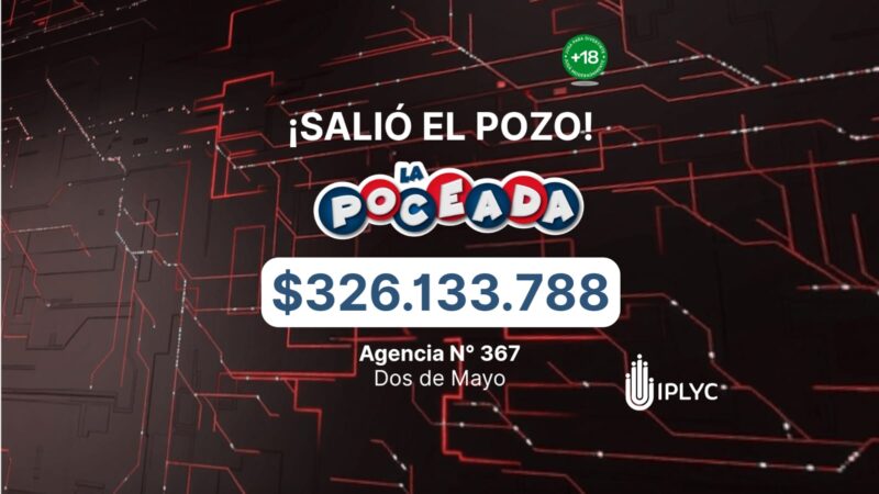 Poceada Misionera: más de 300 millones para un apostador de Dos de Mayo