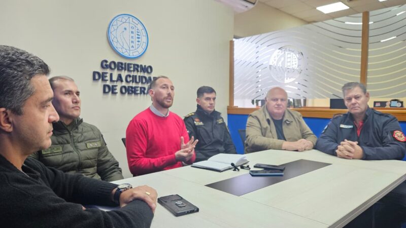 Oberá y Panambí coordinan acciones preventivas ante la posible llegada del fenómeno de El Niño