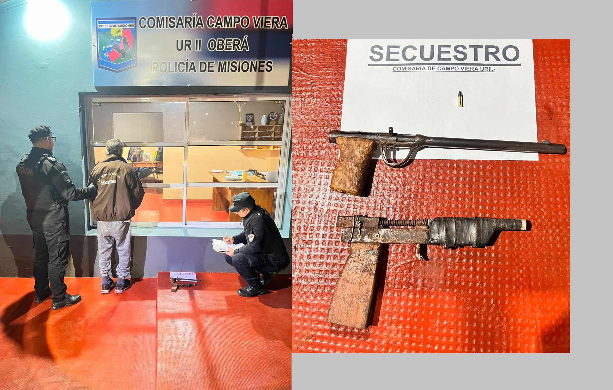 Mató a balazos al perro de un vecino por «gusto» y le secuestraron dos armas tumberas
