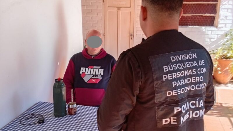 Encontraron sano y salvo al penitenciario obereño que estuvo varios días desaparecido