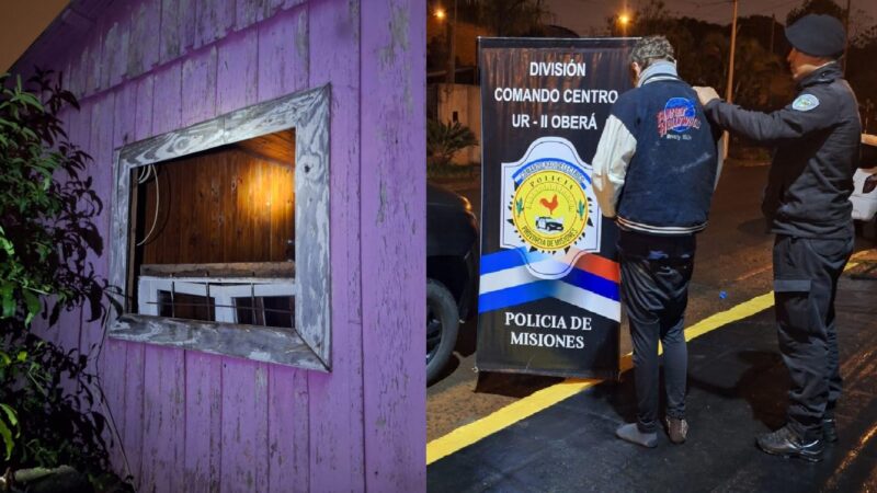 Entró a robar a la casa de una vecina que se fue de viaje: terminó preso