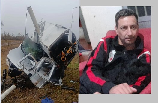Identificaron al remisero obereño que falleció en un accidente en Candelaria