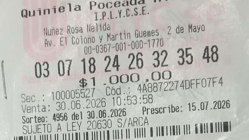 «Siempre decía a mi señora que iba a ganar»: un tarefero ganó más de 320 millones de pesos en la Poceada Misiones