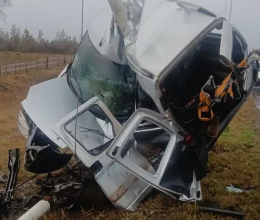 Remisero obereño falleció en un accidente en Candelaria y dos pasajeros resultaron heridos