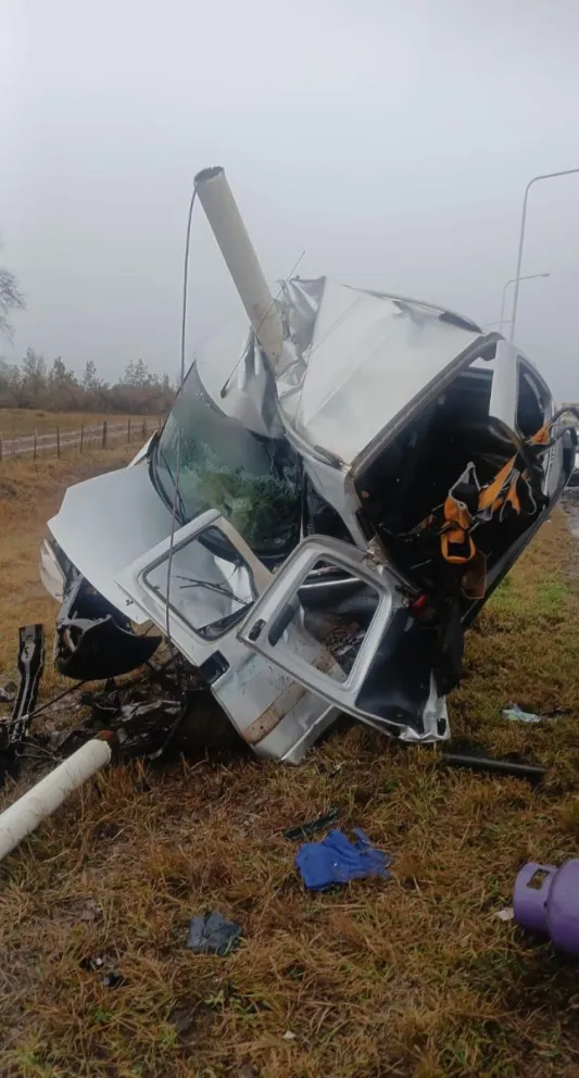 Remisero obereño falleció en un accidente en Candelaria y dos pasajeros resultaron heridos