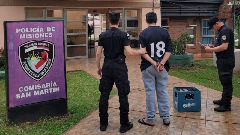 Le robó un cajón de cerveza a una jubilada de 84 años y quedó grabado