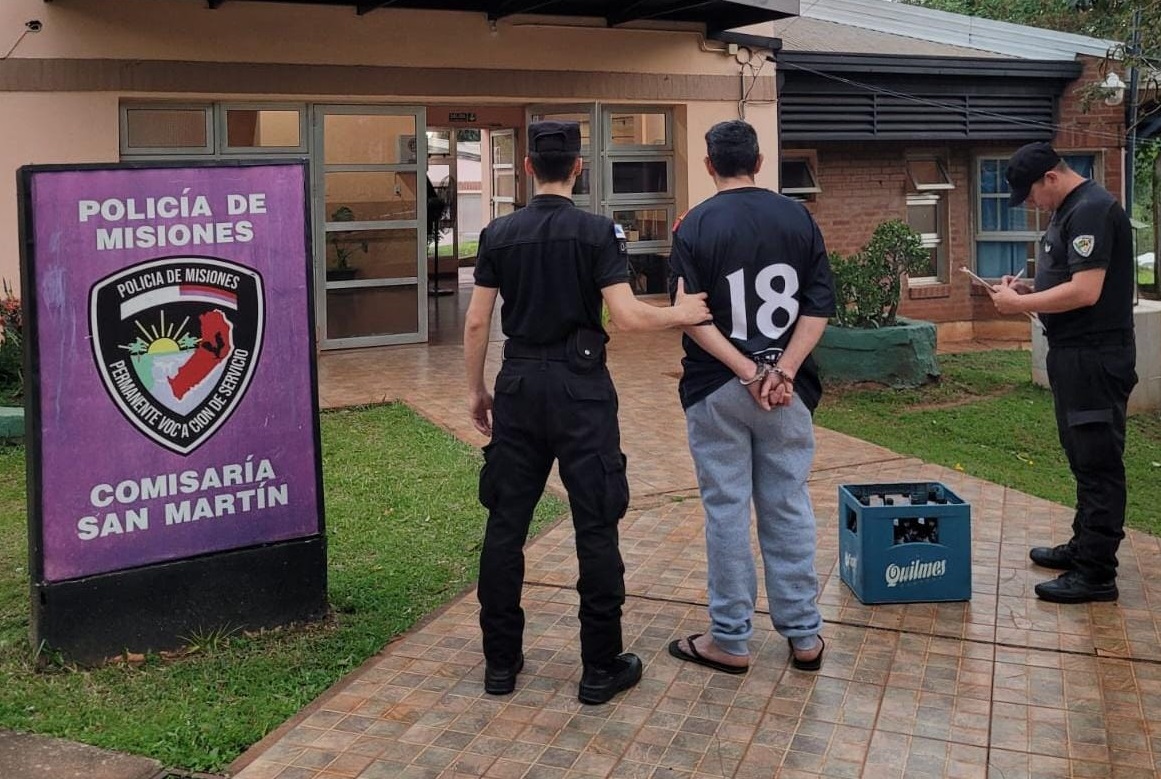 Le robó un cajón de cerveza a una jubilada de 84 años y quedó grabado