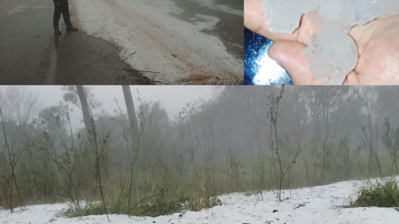 Tremenda granizada en General Alvear
