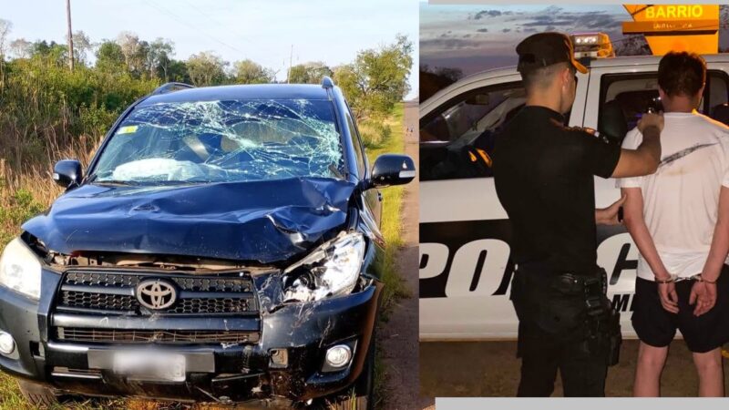 Borracho atropelló y mató a una joven, se fugó de la escena y fue detenido más tarde