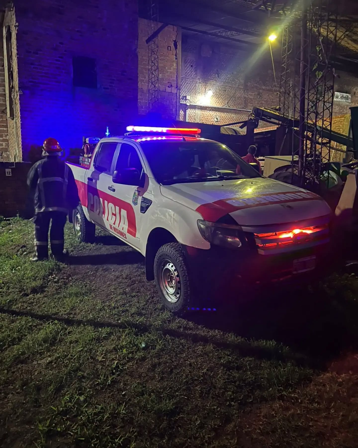 Incendio de un secadero en Campo Ramón afectó 20 toneladas de yerba