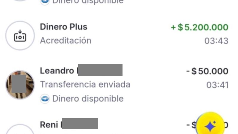Entró por un ventiluz, robó un celular y transfirió 5 millones de pesos a su pareja y amigos