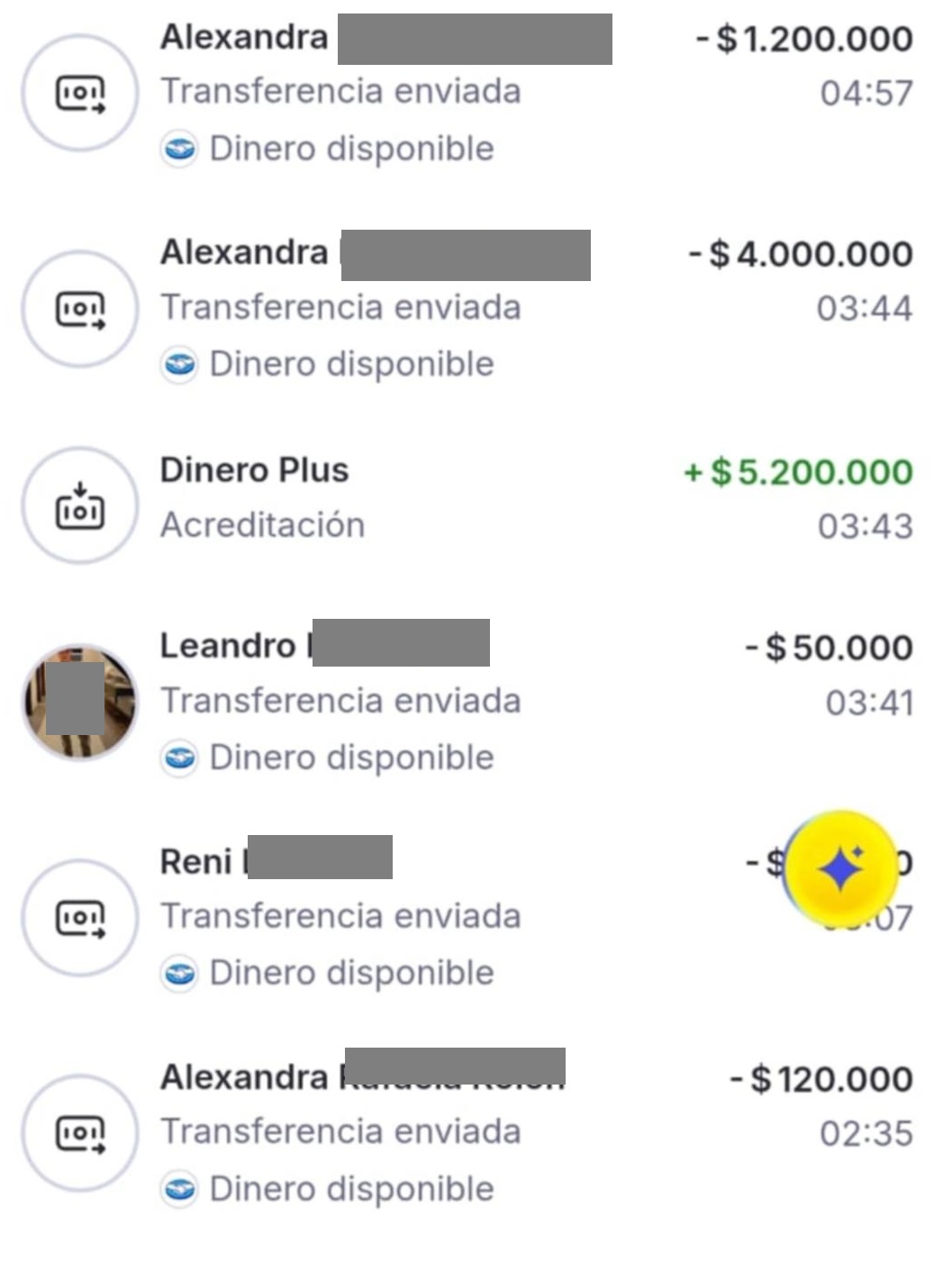 Entró por un ventiluz, robó un celular y transfirió 5 millones de pesos a su pareja y amigos