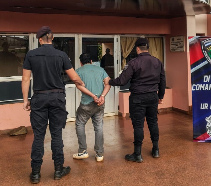 Robó un paquete de maní, amenazó y terminó detenido tras resistirse a la Policía en Oberá