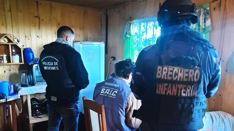 Reportes de MASI derivaron en la detención de un hombre en El Soberbio