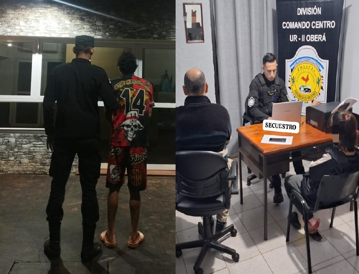 Una jovencita de 15 años salió a robar con su novio de 24 y asaltaron a un menor