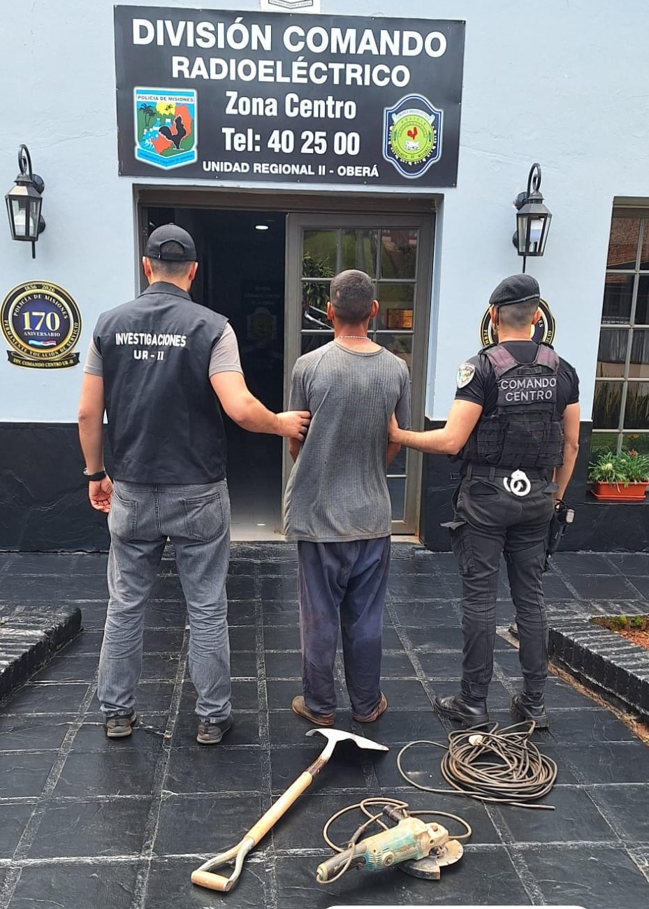 Robó herramientas en el centro y las vendió en Caballeriza