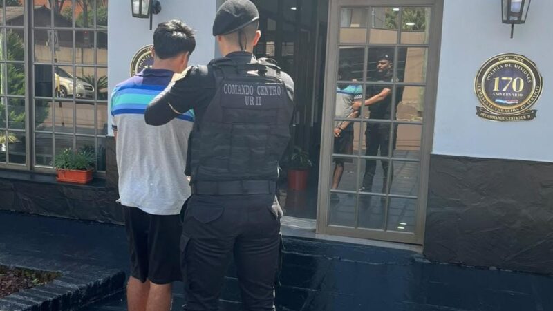 Detuvieron a “Huevito” y recuperaron una motoguadaña robada que tiró en el monte
