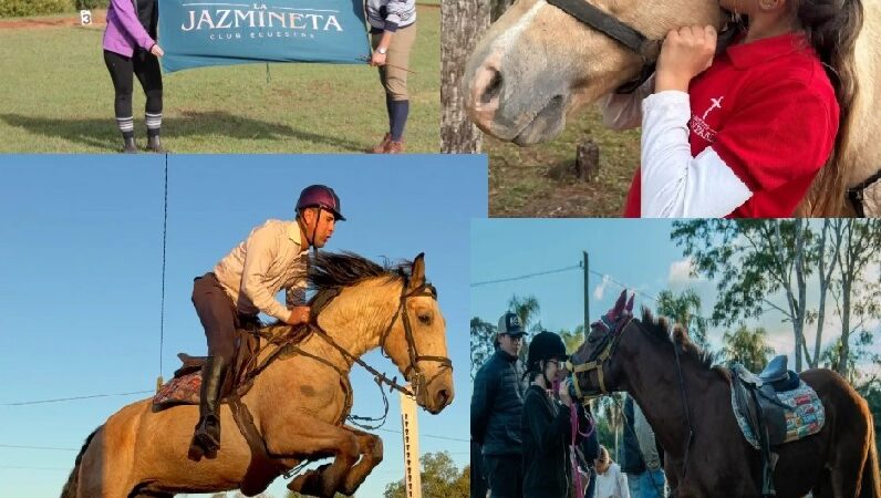 Fundación Jazmín: el amor por los caballos sustenta un hermoso proyecto deportivo y social en Oberá