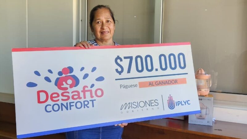 Ama de casa usará el dinero de Desafío Confort para pagar deudas