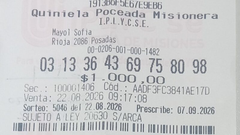 Ganó un auto con la Tombolita Aniversario pero prefirió la plata para ayudar a sus padres
