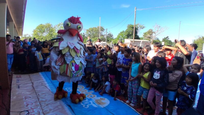 Jornada inolvidable con los chicos de la Aldea Aborigen Káagüy Porá II