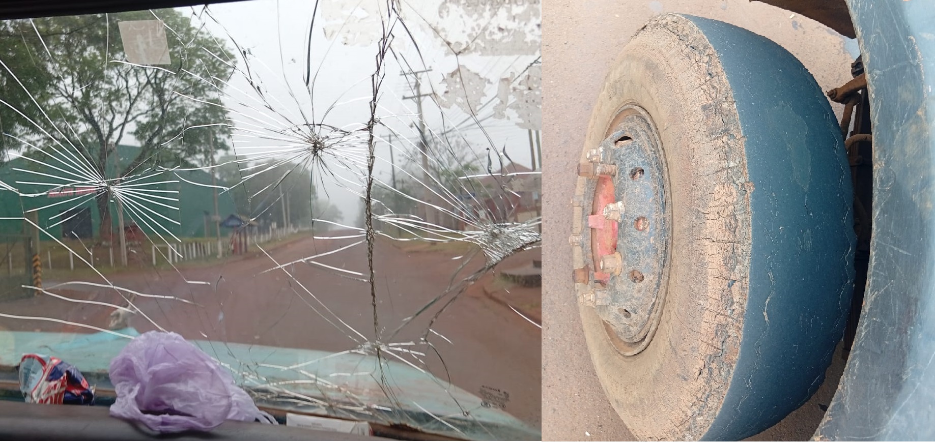 Retuvieron un camión en pésimas condiciones que circulaba cargado en Oberá