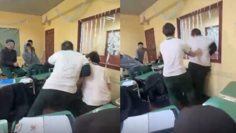 Alumnos del Instituto Linneo lucharon en el aula, rompieron una ventana y subieron el video a las redes