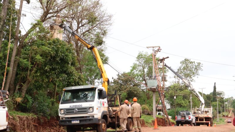 La Celo realizó trabajos de mantenimiento y mejora del servicio eléctrico en Cien Hectáreas