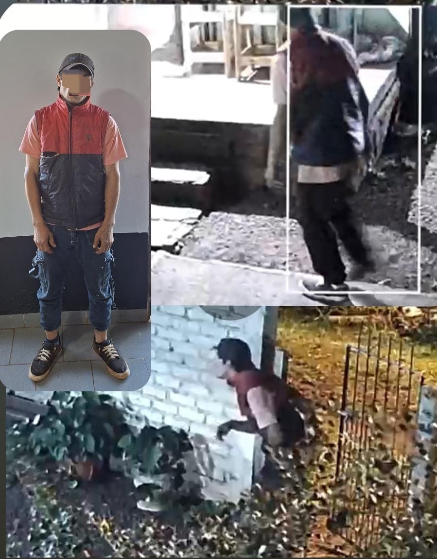 Lo identificaron por las cámaras y lo detuvieron con un horno robado