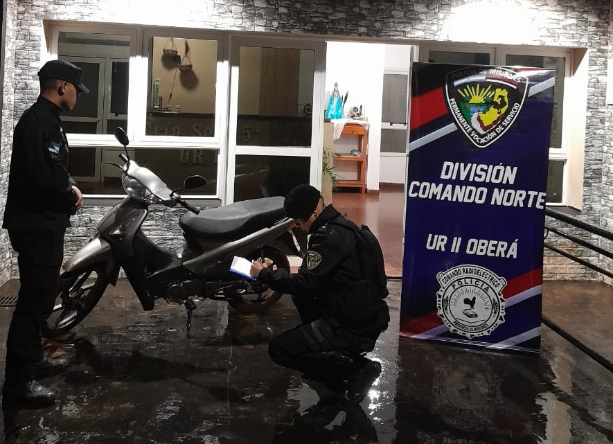 Alquiló una moto y no la devolvió: la Policía recuperó el rodado