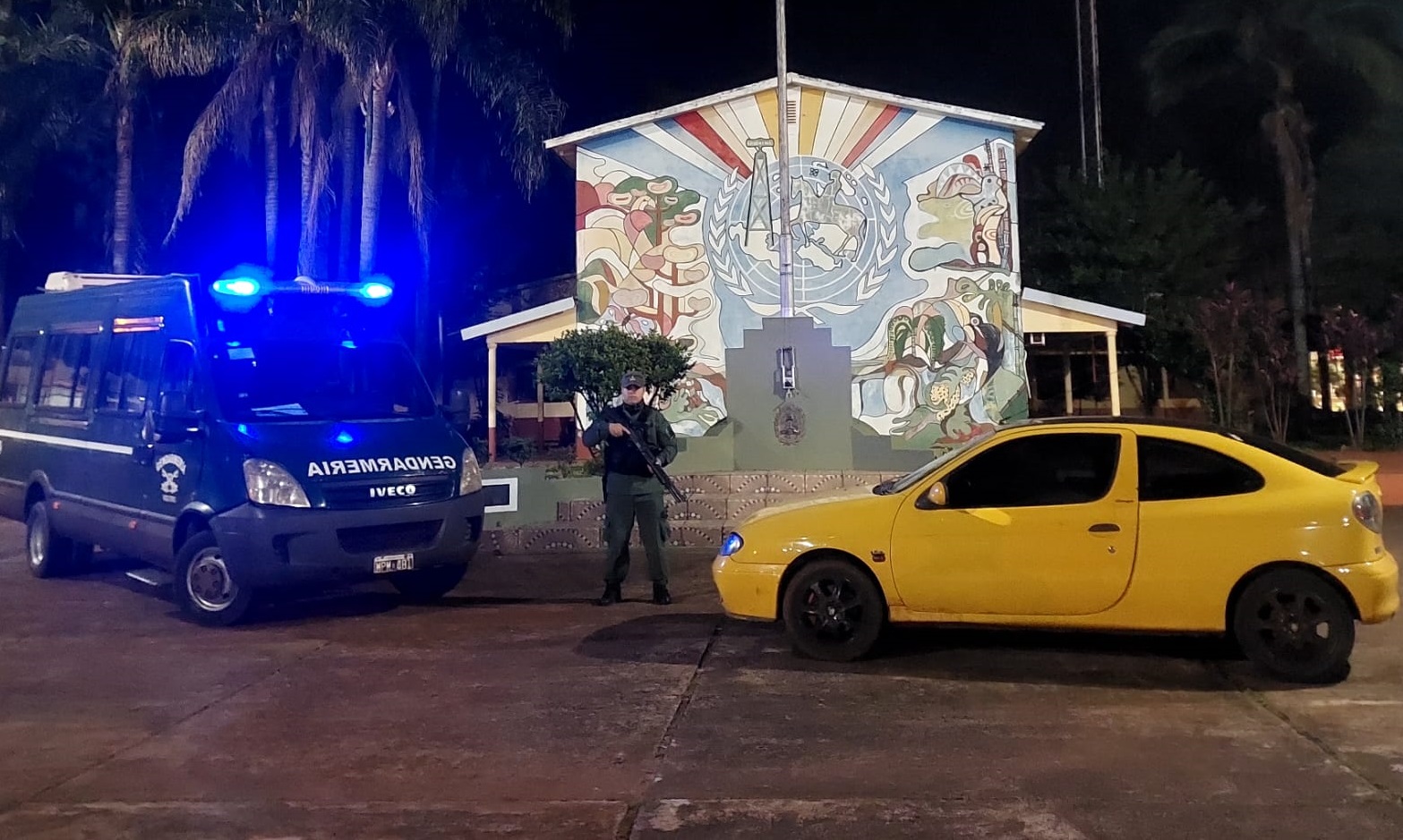 Gendarmería secuestró en Campo Viera un Megane con pedido de secuestro en Corrientes