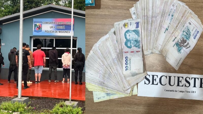 Robaron 3 millones de pesos en Campo Viera y una mujer escondió la plata en el corpiño