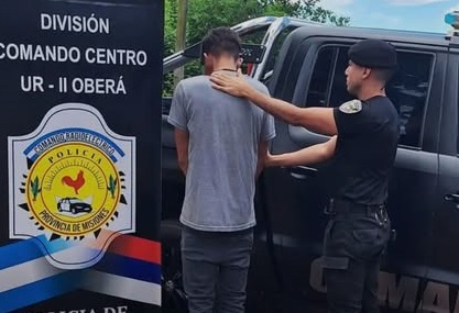 Amenazó con matar a su vecina y quiso escapar a Brasil, pero fue detenido